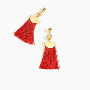 New with Tags J. Crew Women's Gold Tassel Earrings